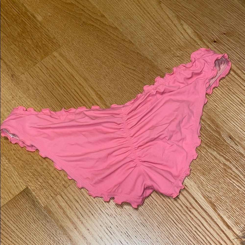Victoria’s Secret Ruched Frilly Bikini Bottom